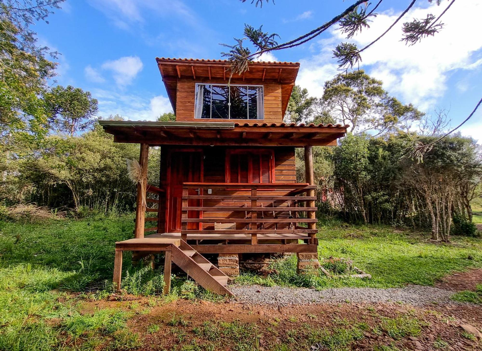 Cabana Na Floresta Rincao Do Fortaleza Cambará Eksteriør billede