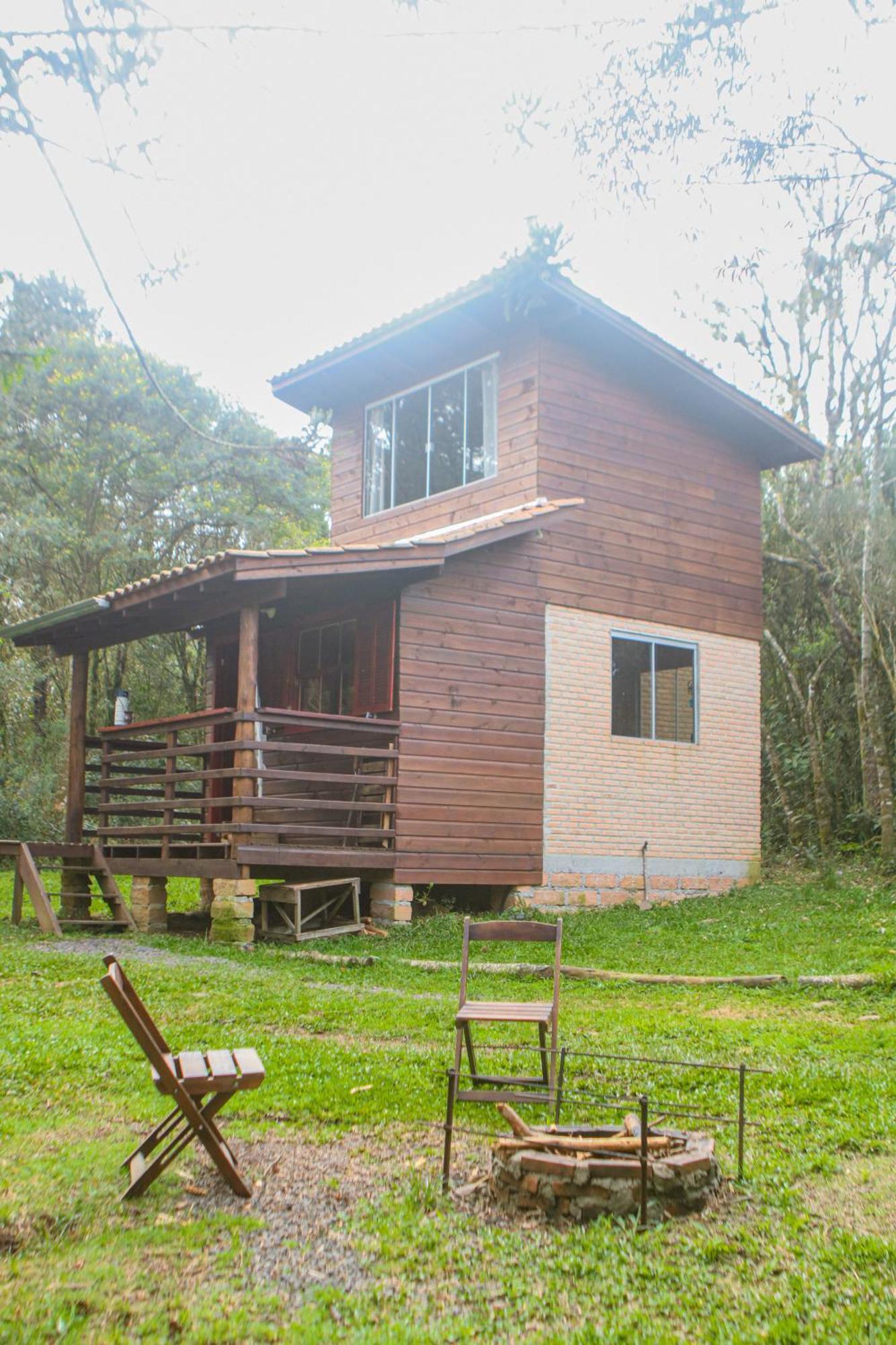 Cabana Na Floresta Rincao Do Fortaleza Cambará Eksteriør billede