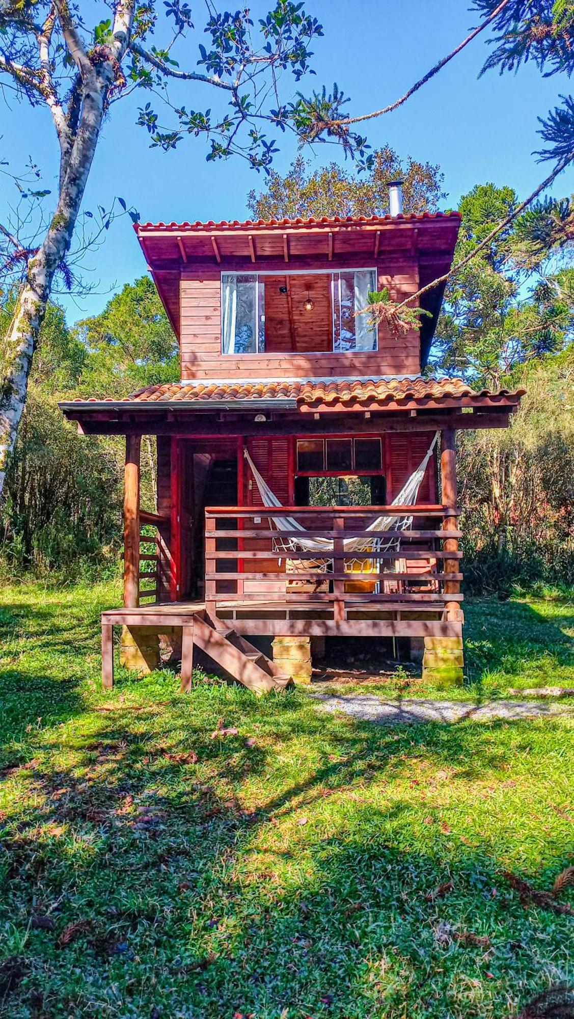 Cabana Na Floresta Rincao Do Fortaleza Cambará Eksteriør billede
